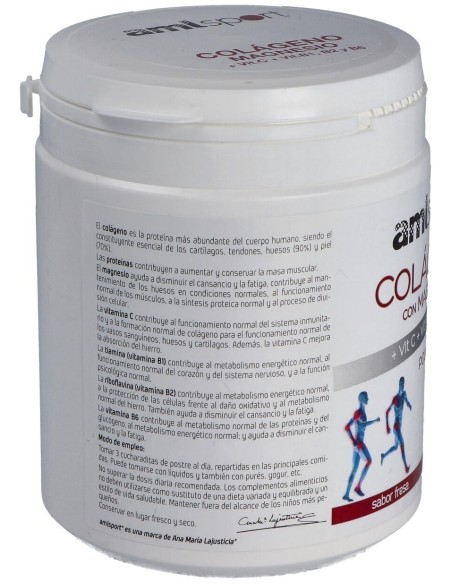 Colageno Con Magnesio+Vit. C+B1+B2+B6 Fresa 350Gr. de Ana Maria Lajusticia