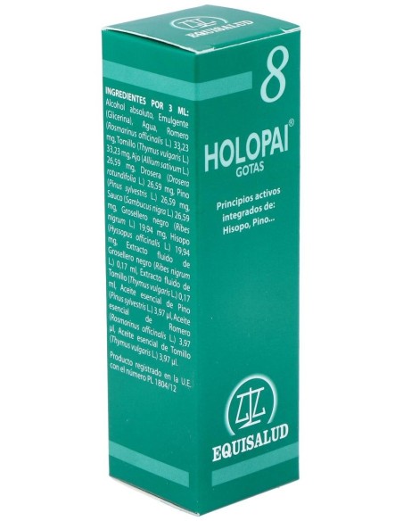 Pai-8 Holopai (Bronco Dilatador,Asmas) 31Ml. de Equisalud