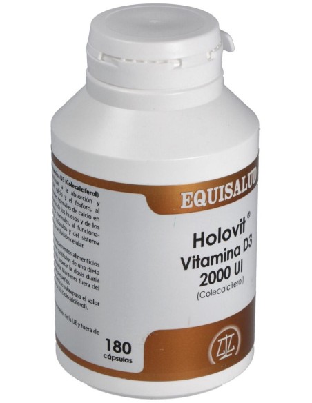 Holovit Vit. D3 2000Ui (Colecalciferol) 180Cap. de Equisalud