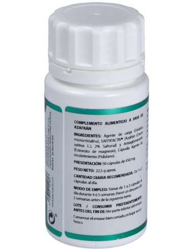 Holofit Ayurveda Azafran 50Cap. de Equisalud