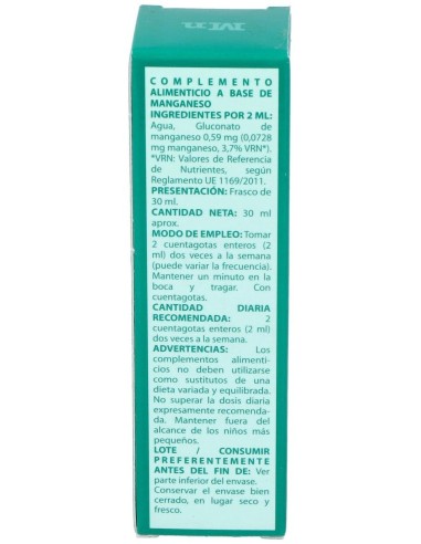 Oligogluco-Mn Manganeso 30Ml. de Equisalud