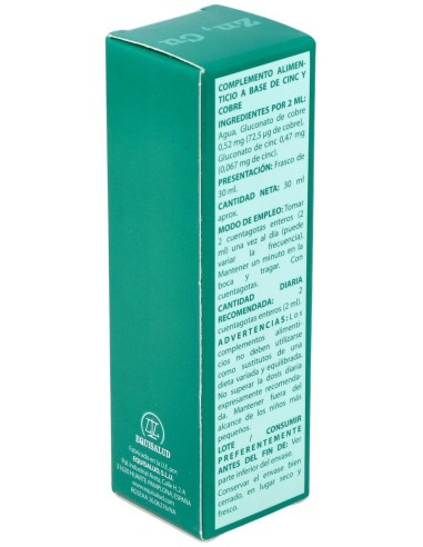 Oligogluco-Zn-Cu Zinc-Cobre 30Ml. de Equisalud