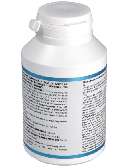 Omega 3 Esteroles Vegetales Vit K2, D3, E 120Cap de Equisalud