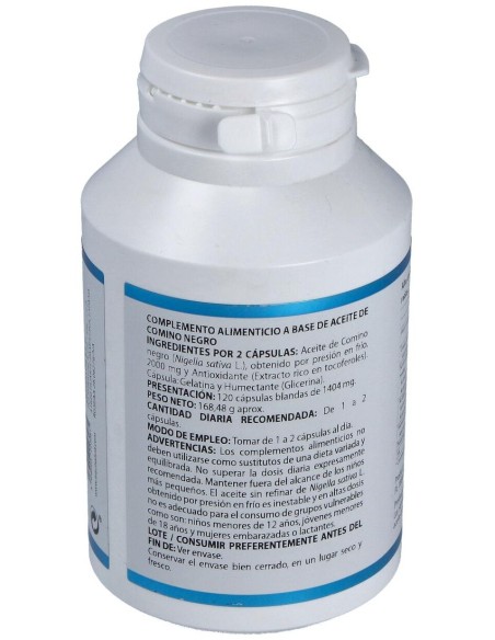 Holoram Comino Negro 1000Mg. 120Perlas de Equisalud