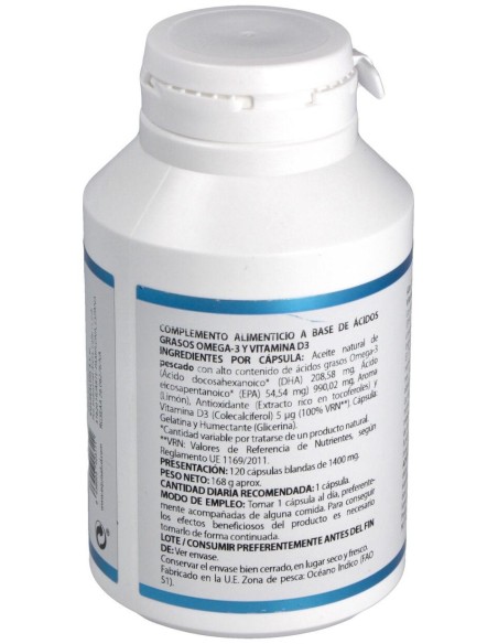 Omega 3 Salud Osea 1000Mg. 120Cap. de Equisalud