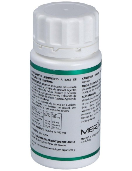 Holofit Curcuma Fitosomada 50Cap. de Equisalud