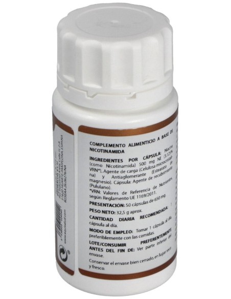 Holovit Nicotinamida 500Mg 50Cap. de Equisalud