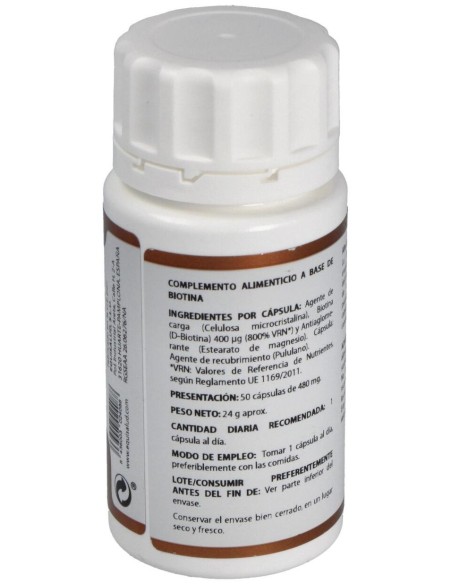 Holovit Biotina 50Cap. de Equisalud