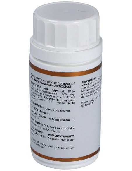 Holovit Paba 500Mg. 50Cap. de Equisalud