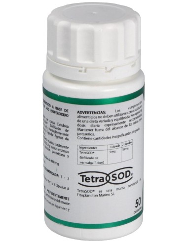 Holofit Tetrasod Microalga Tetraselmis Chuii 50Cap de Equisalud