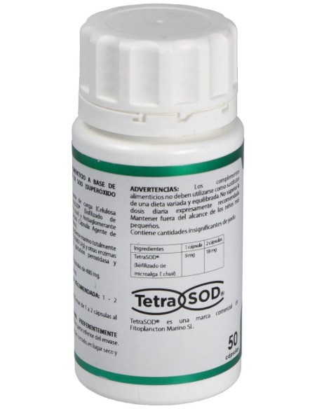 Holofit Tetrasod Microalga Tetraselmis Chuii 50Cap de Equisalud