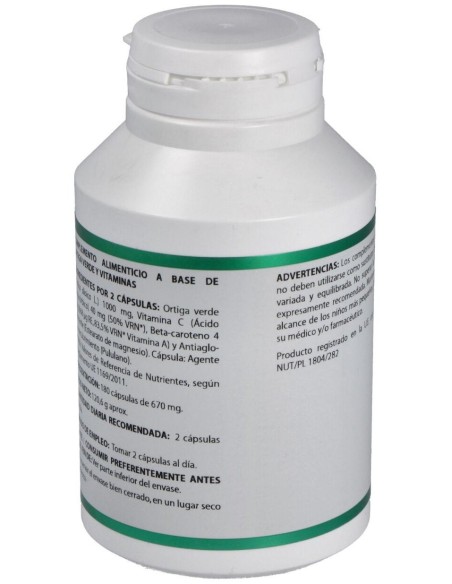 Holofit Ortiga Verde 180Cap. de Equisalud