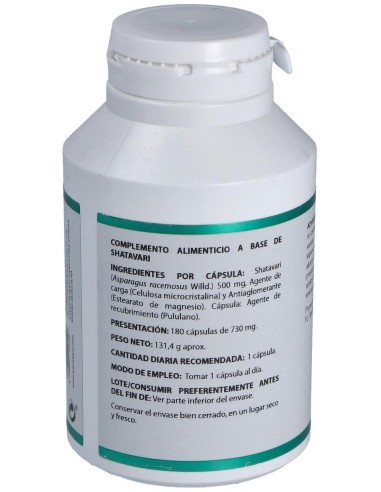 Holofit Ayurveda Shatavari 180Cap. de Equisalud