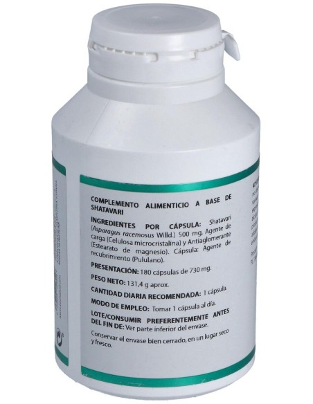 Holofit Ayurveda Shatavari 180Cap. de Equisalud