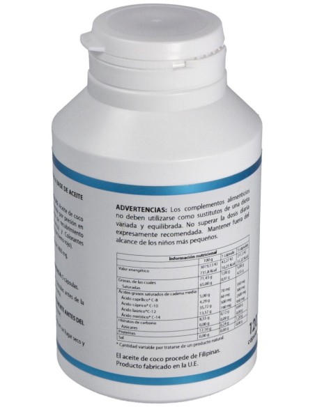 Hololine Aceite De Coco 120Perlas de Equisalud