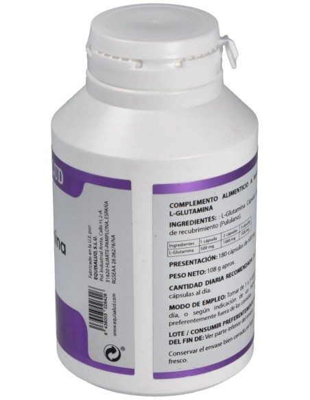 Holomega L-Glutamina 180Cap. de Equisalud