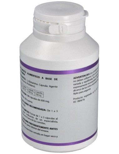 Holomega L-Glutamina 180Cap. de Equisalud