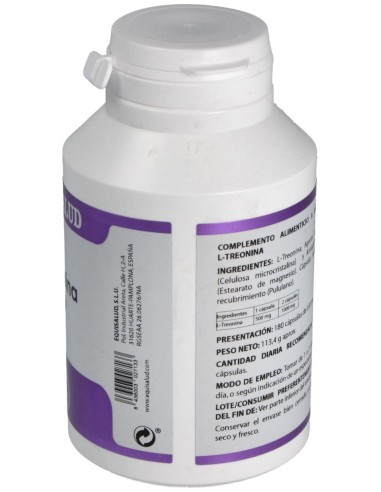 Holomega L-Treonina 180Cap. de Equisalud
