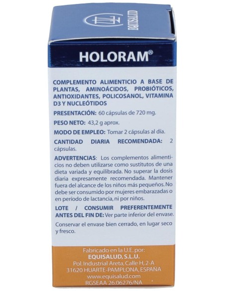 Holoram Sindromet 60Cap. de Equisalud