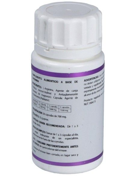 Holomega L-Arginina 50Cap. de Equisalud