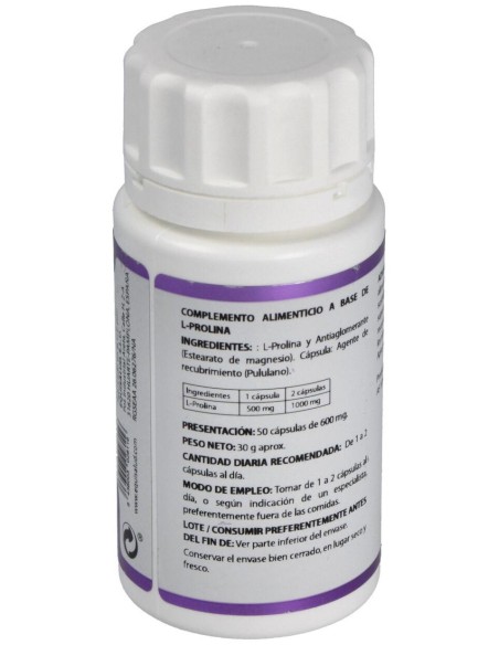 Holomega L-Prolina 50Cap. de Equisalud