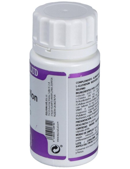 Holomega L-Glutation Plus 50Cap. de Equisalud