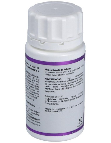 Holomega L-Glutation Plus 50Cap. de Equisalud