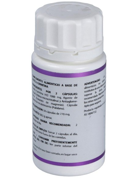 Holomega Acetil L-Carnitina 50Cap. de Equisalud