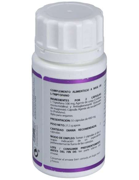 Holomega L-Triptofano 50Cap. de Equisalud