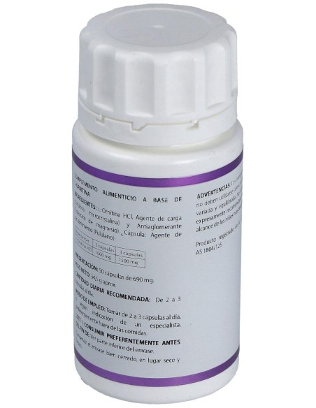 Holomega L-Ornitina 50Cap. de Equisalud