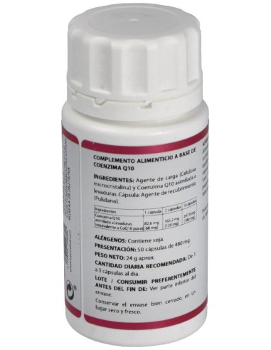 Holomega Coenzima Q10 50Cap. de Equisalud