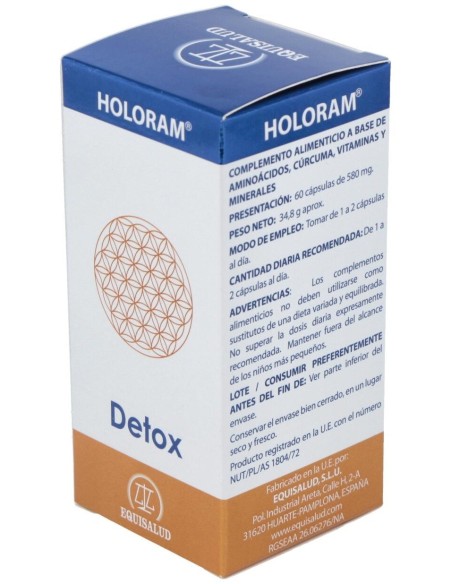 Holoram Detox 60Cap. de Equisalud
