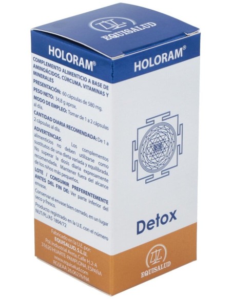 Holoram Detox 60Cap. de Equisalud