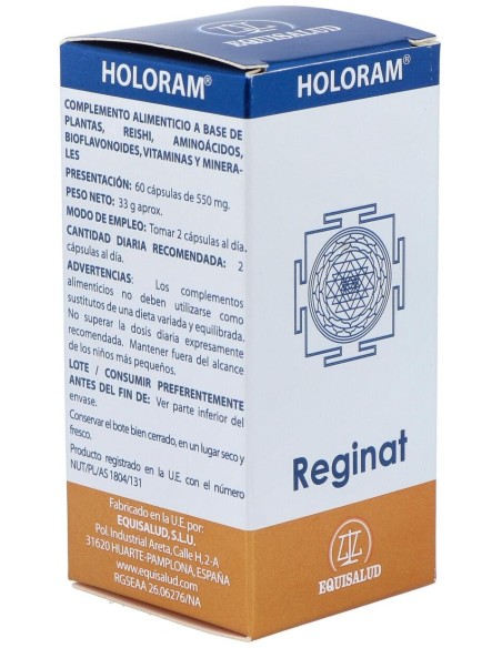 Holoram Reginat 60Cap. de Equisalud