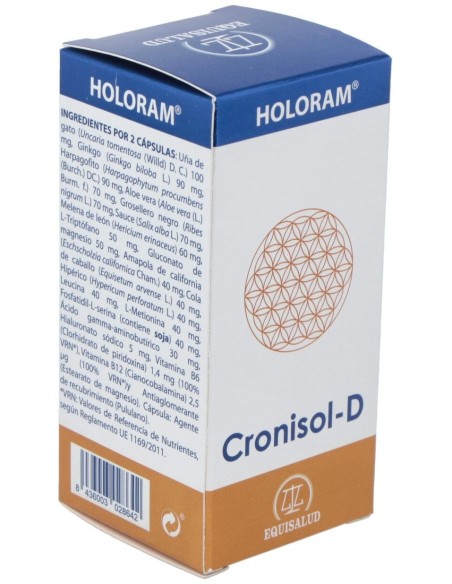 Holoram Cronisol-D (Cronidol) 60Cap. de Equisalud