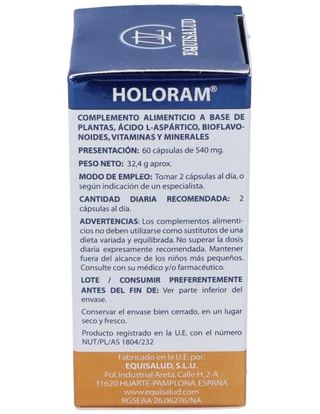 Holoram Vision 60Cap. de Equisalud
