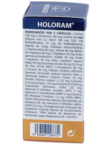 Holoram Serenat 60Cap. de Equisalud