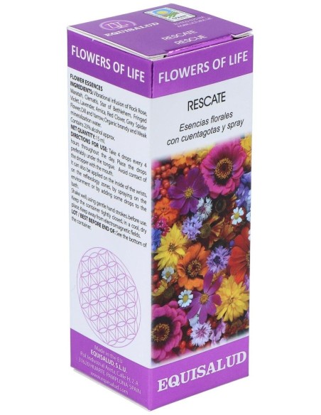 Flower Of Life Rescate 15Ml. de Equisalud