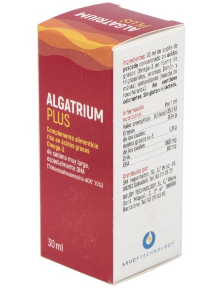 Algatrium Plus Liquido (Dha 70%) 30Ml. de Algatrium