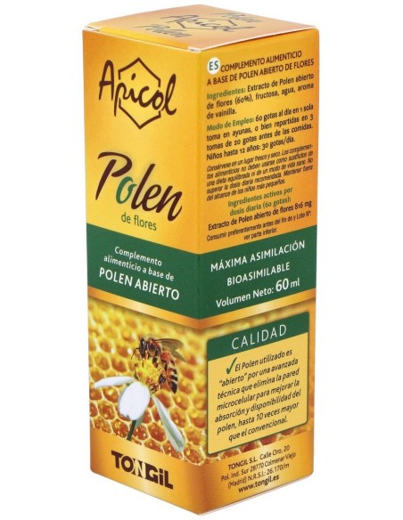 Apicol Polen 60Ml de Tongil