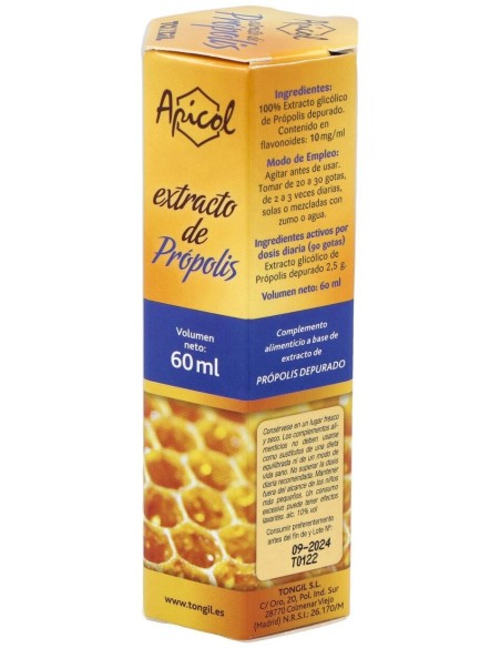 Apicol Ext.Propolis S/Al 60Ml de Tongil