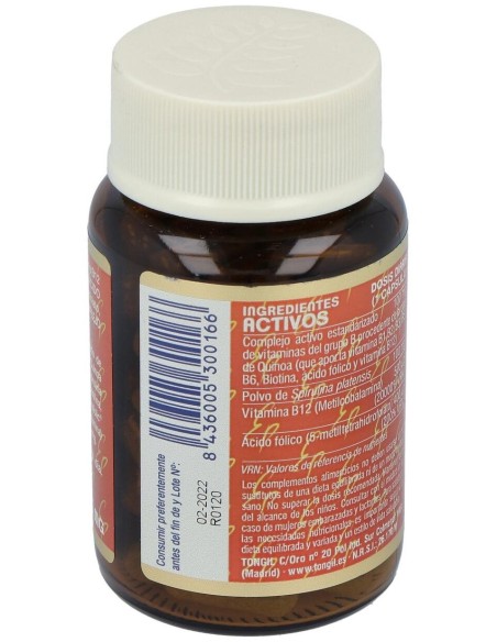 Metil B12 Acido Folico 60Cap. Estado Puro de Tongil