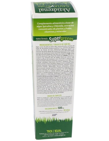Aktidrenal Savia Verde 500Ml. Lineabel de Tongil