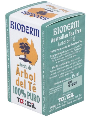 Bioderm Aceite Arbol Del Te 15Ml Bioderm de Tongil