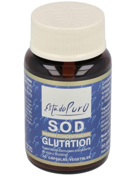 Sod Glutation 30Cap. Estado Puro de Tongil