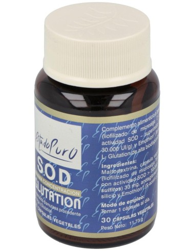 Sod Glutation 30Cap. Estado Puro de Tongil