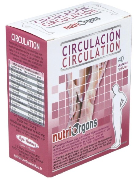 Nutriorgans Circulacion 40Comp de Tongil