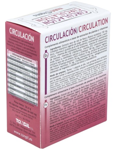 Nutriorgans Circulacion 40Comp de Tongil