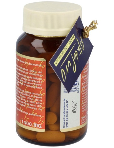 Vitamina C-1000 No Acida 100Comp. Estado Puro de Tongil