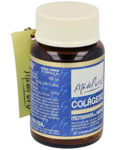 Colageno Pura Membrana De Huevo 30Cap. Estado Puro de Tongil